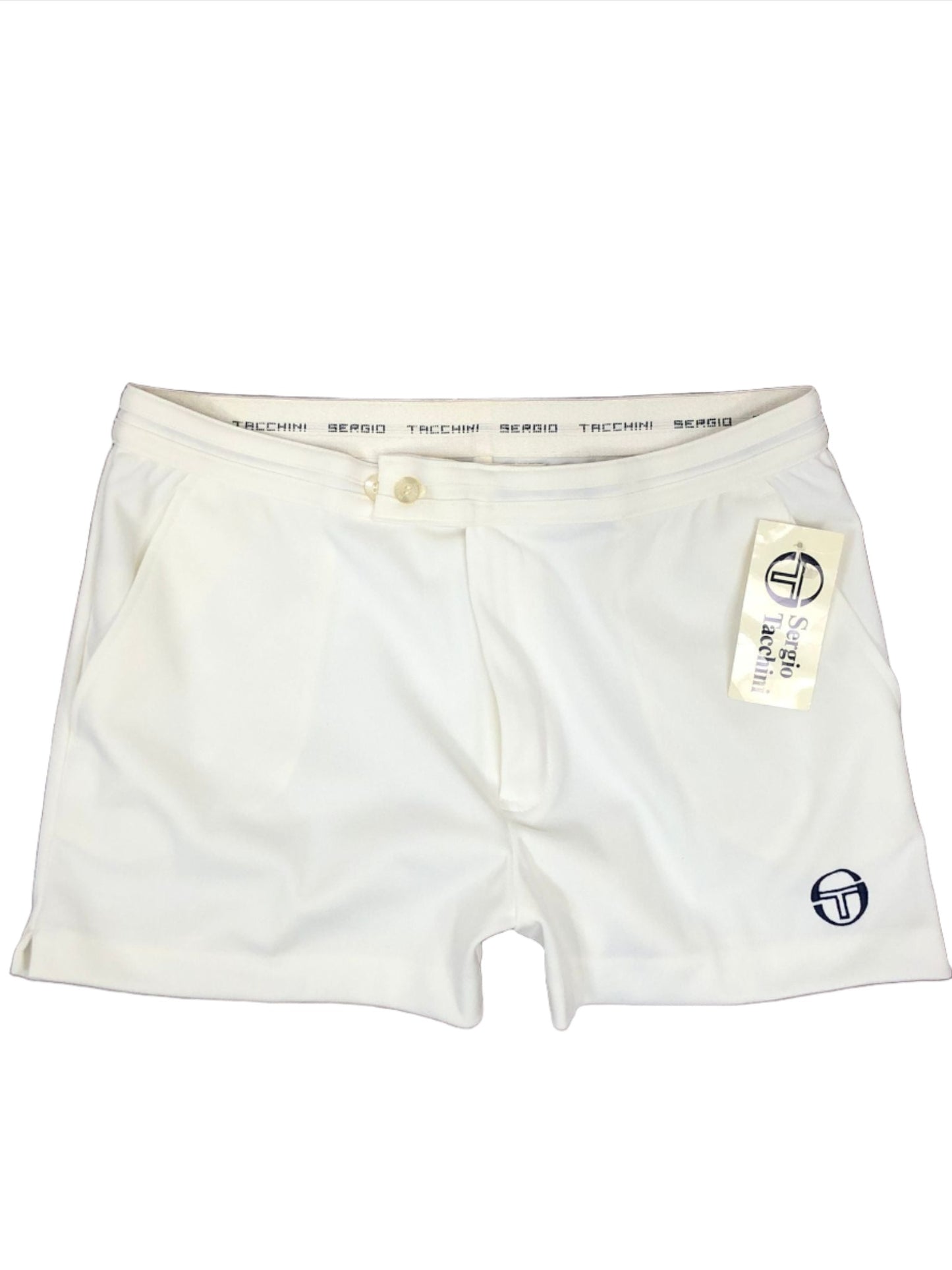 SERGIO TACCHINI 80'S VINTAGE DYER THE BUSINESS TENNIS SHORTS MEDIUM BNWT