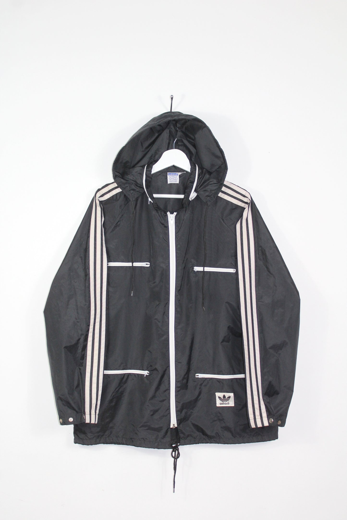 ADIDAS 70'S VINTAGE WINDBREAKER JACKET LARGE