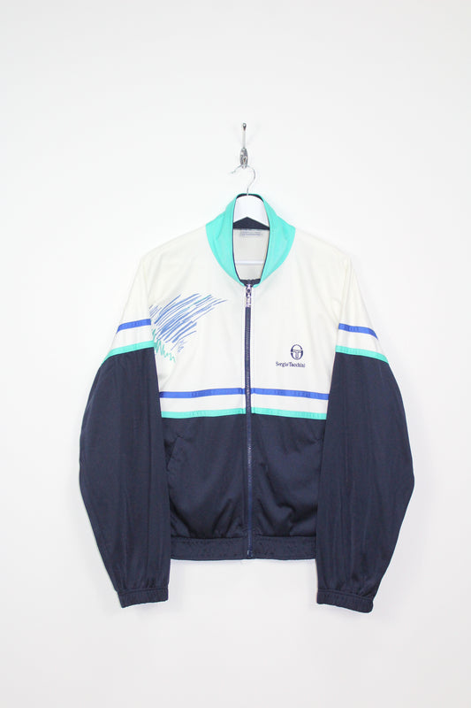 SERGIO TACCHINI VINTAGE WILANDER AUSTRALIAN OPEN 1988 TENNIS TRACKSUIT TOP JACKET LARGE