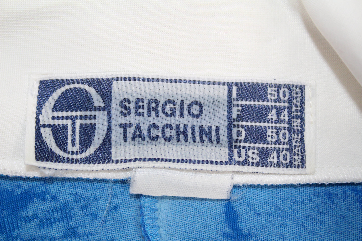 SERGIO TACCHINI 80'S VINTAGE WILANDER 1985 TENNIS TRACKSUIT TOP JACKET LARGE