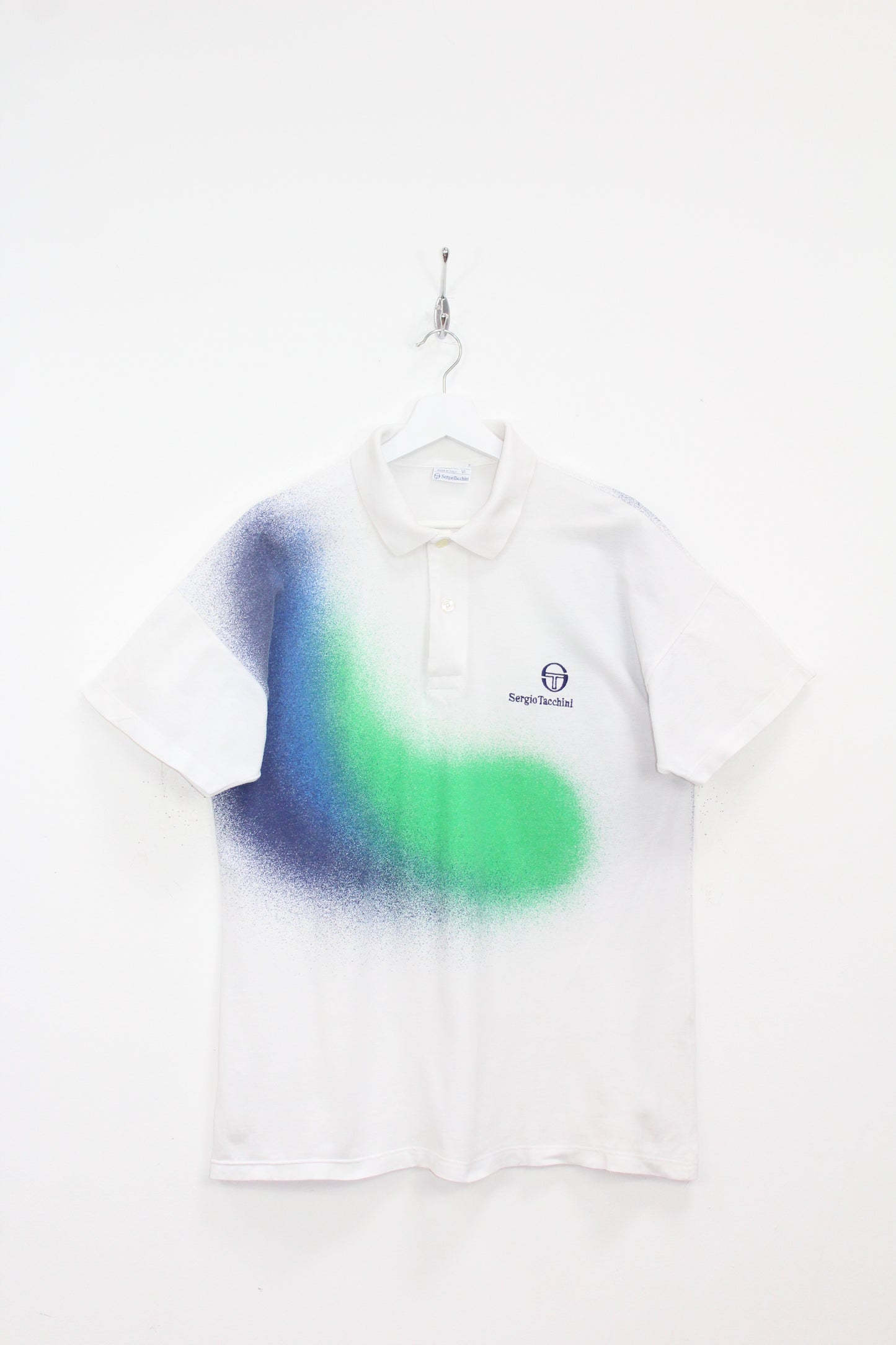 SERGIO TACCHINI 80'S VINTAGE WILANDER TENNIS POLO SHIRT LARGE