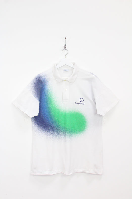 SERGIO TACCHINI 80'S VINTAGE WILANDER TENNIS POLO SHIRT LARGE