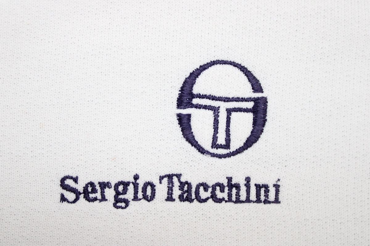 SERGIO TACCHINI 80'S VINTAGE SAMPRAS US OPEN 1989 TENNIS SLEVELESS SWEATSHIRT XL