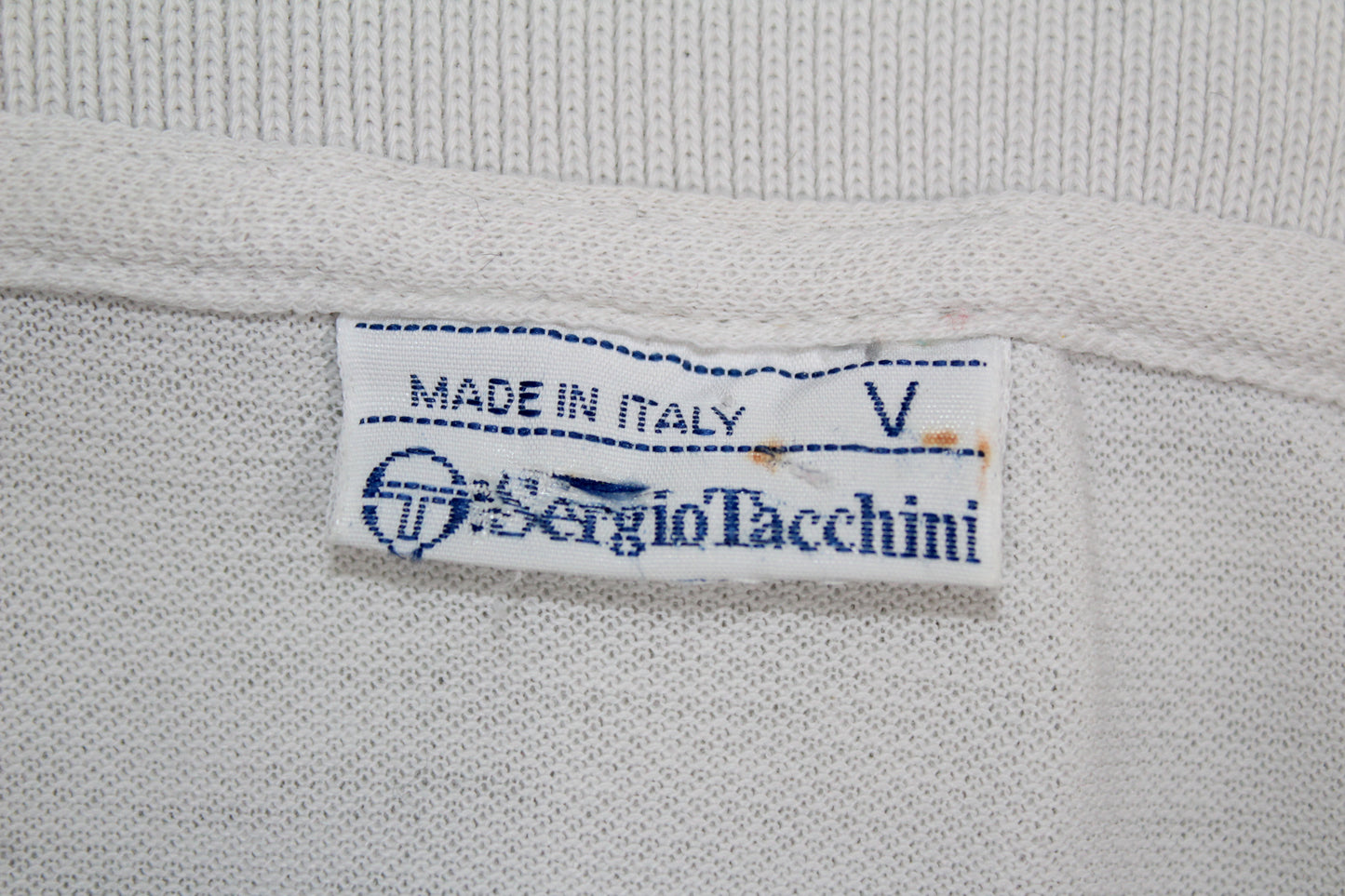 SERGIO TACCHINI VINTAGE WILANDER US OPEN 1988 TENNIS POLO SHIRT LARGE