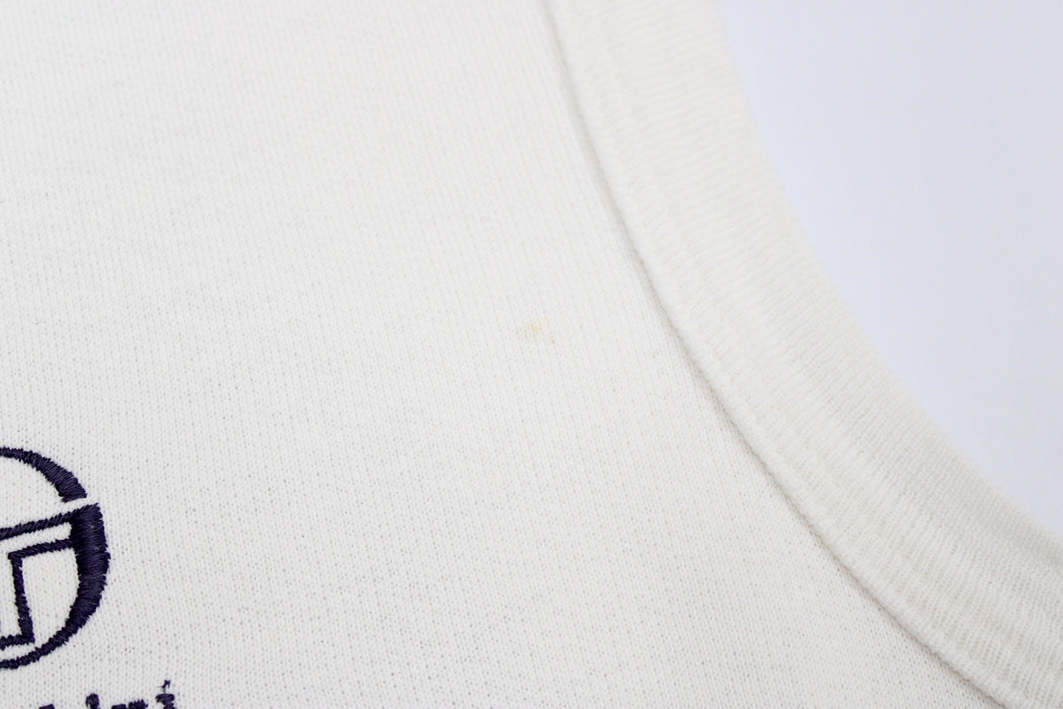 SERGIO TACCHINI 80'S VINTAGE SAMPRAS US OPEN 1989 TENNIS SLEVELESS SWEATSHIRT XL