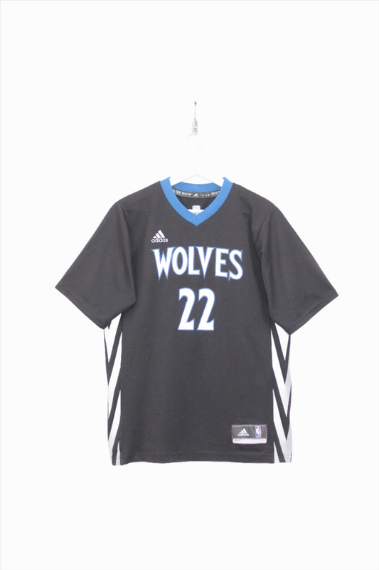 ADIDAS MINNESOTA TIMBERWOLVES 2016-17 #22 WIGGINS NBA SWINGMAN JERSEY XS