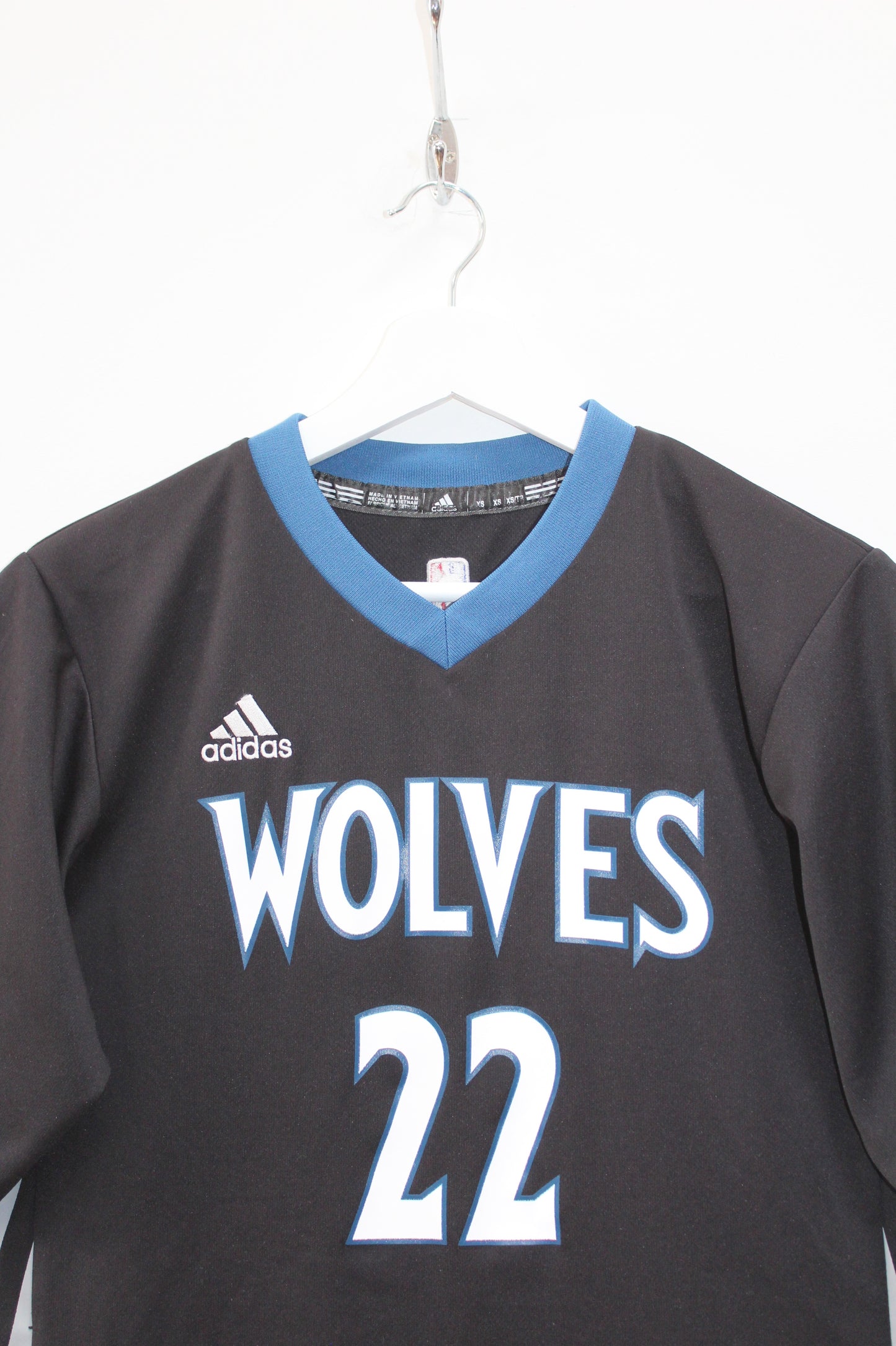 ADIDAS MINNESOTA TIMBERWOLVES 2016-17 #22 WIGGINS NBA SWINGMAN JERSEY XS