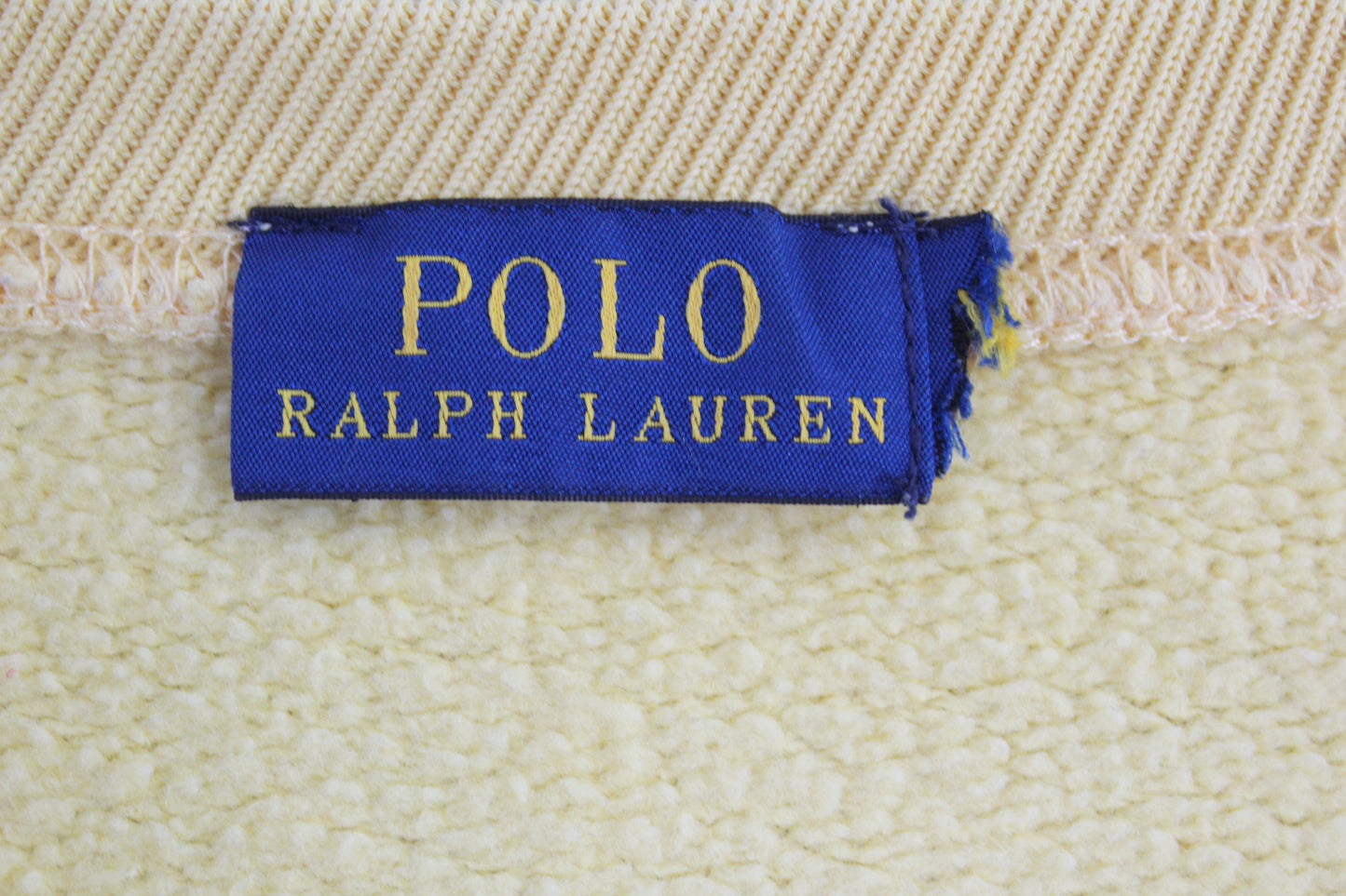 POLO RALPH LAUREN NEW ORLEANS POLO BEAR FLEECE SWEATSHIRT LARGE