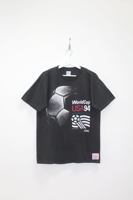 VINTAGE WORLD CUP USA 1994 FOOTBALL T-SHIRT LARGE