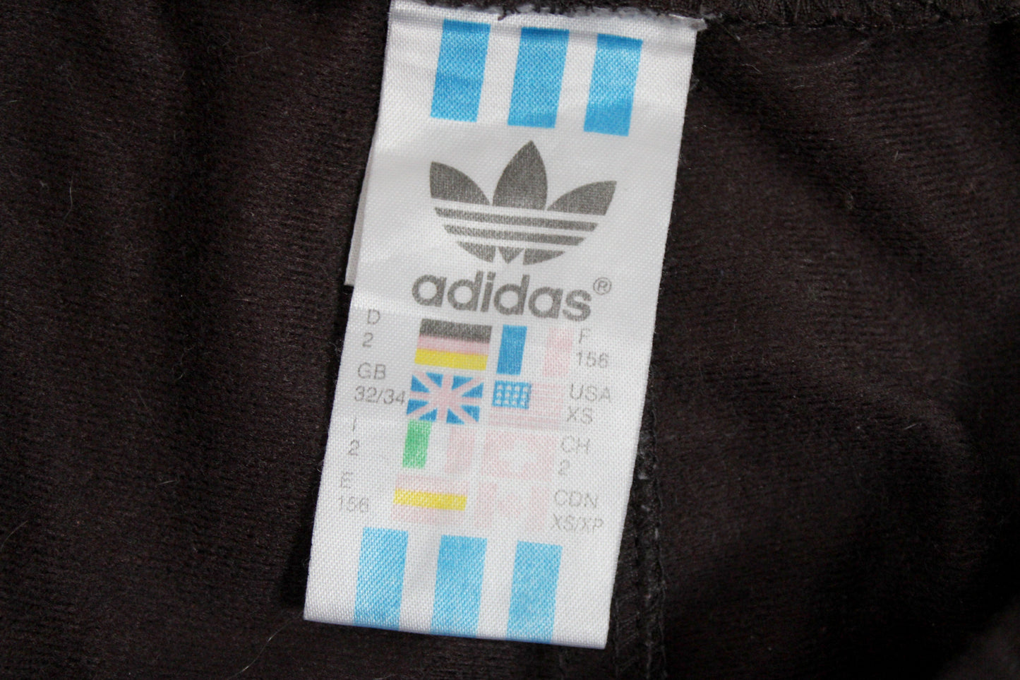 ADIDAS FIREBIRD 80'S VINTAGE TRACKSUIT BOTTOMS D2 SMALL