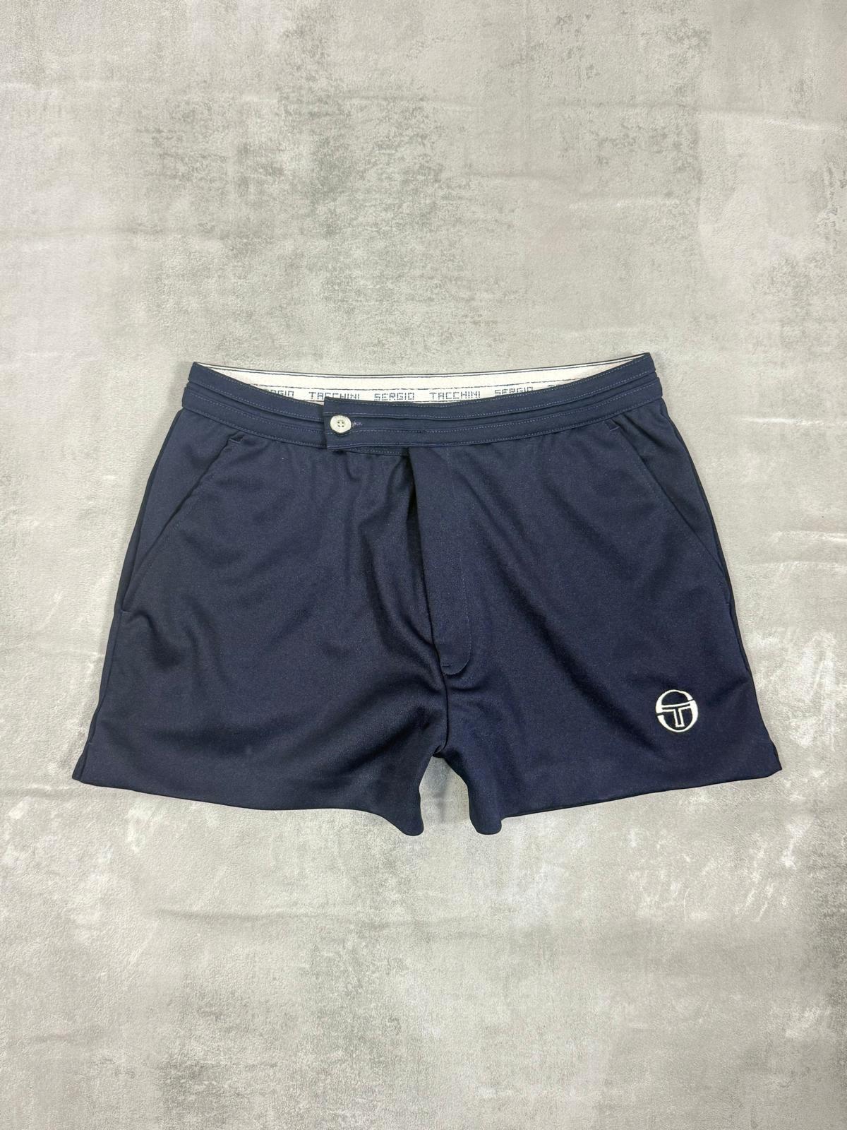 SERGIO TACCHINI 80'S VINTAGE DYER THE BUSINESS TENNIS SHORTS MEDIUM