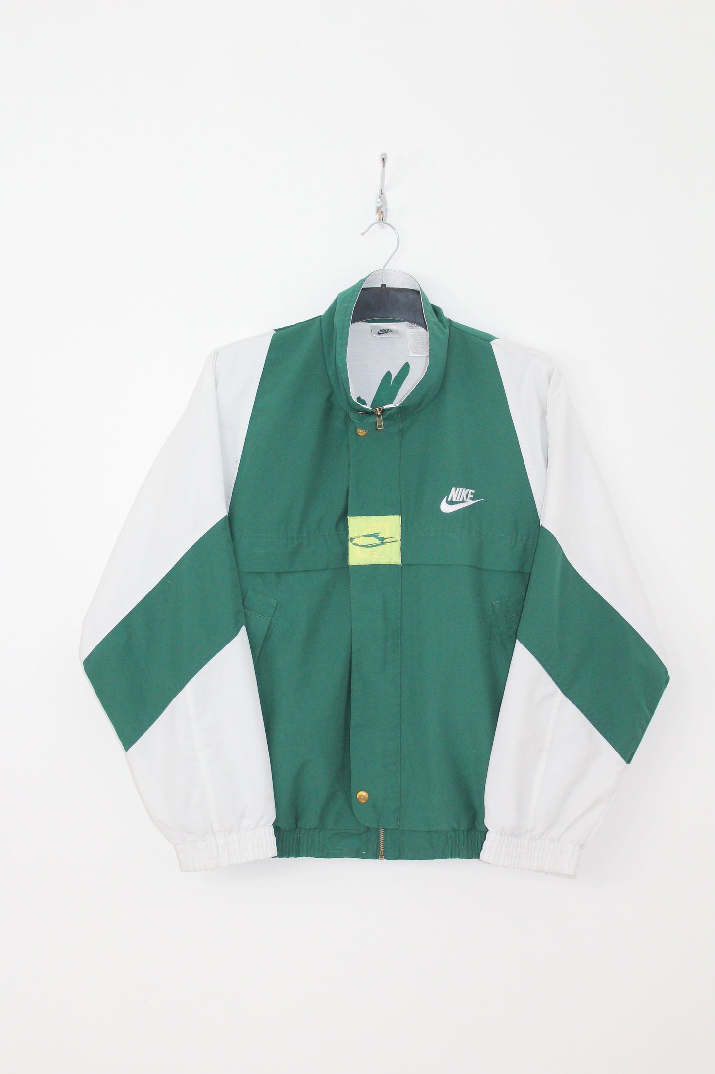 NIKE 90'S VINTAGE AGASSI CHALLENGE COURT LINED TRACKSUIT TOP JACKET MEDIUM