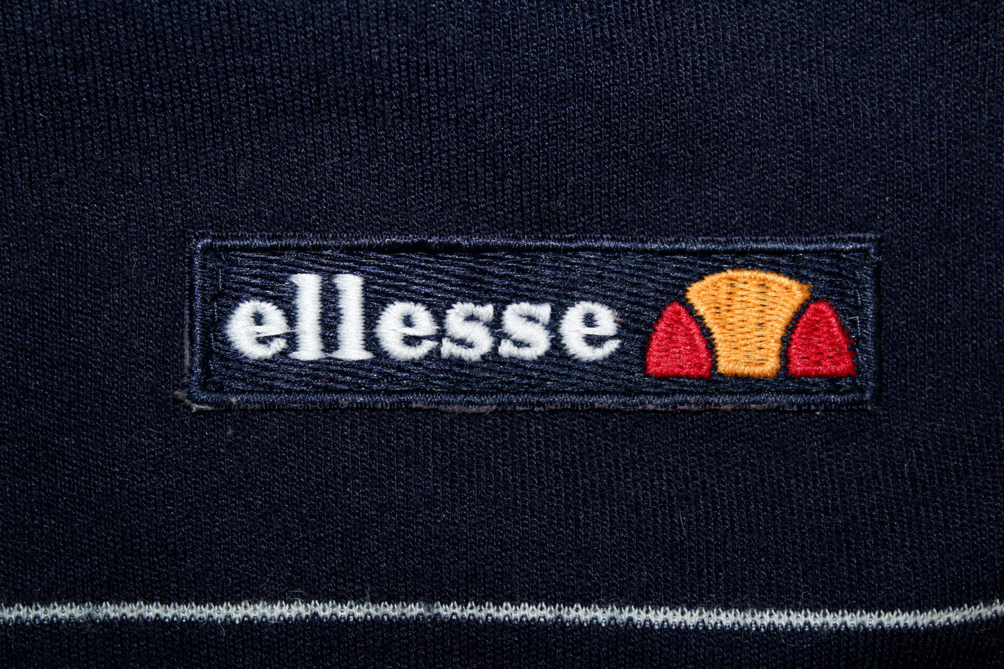 ELLESSE 80'S VINTAGE WOOL MIX TENNIS TRACKSUIT TOP JACKET SMALL