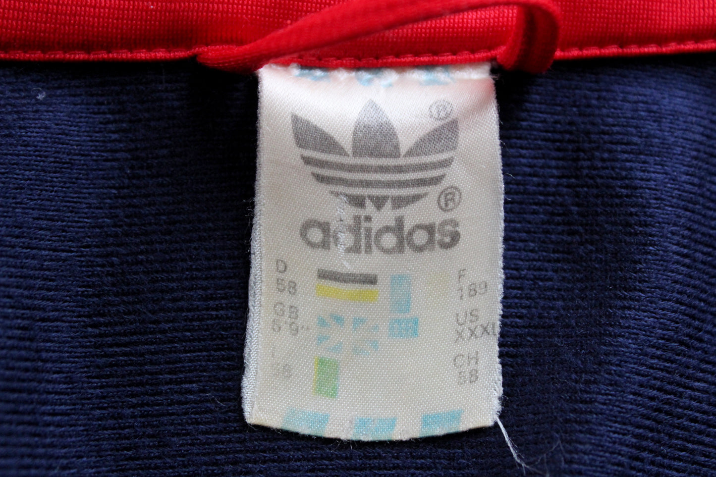 ADIDAS 80'S VINTAGE EUROPA TRACKSUIT TOP JACKET XL