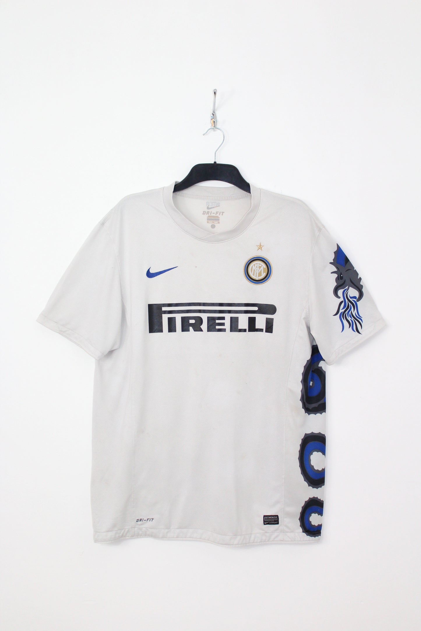 INTER MILAN 2010-11 AWAY "DRAGON" FOOTBALL SHIRT XL