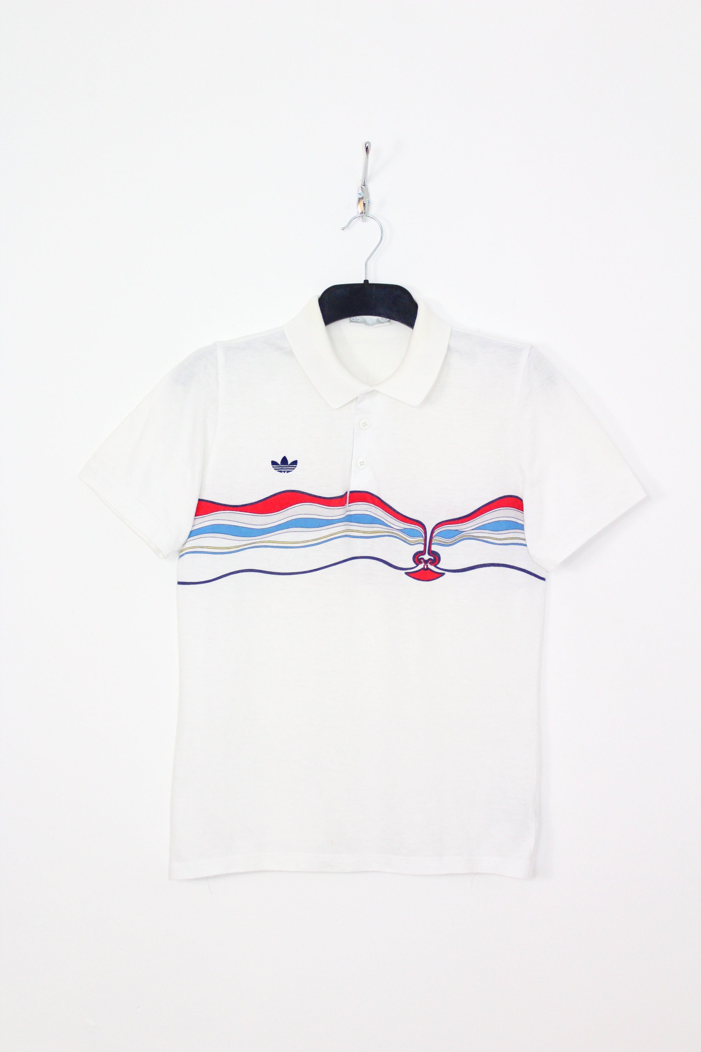 ADIDAS VINTAGE IVAN LENDL THE FACE 1987 TENNIS POLO SHIRT MEDIUM