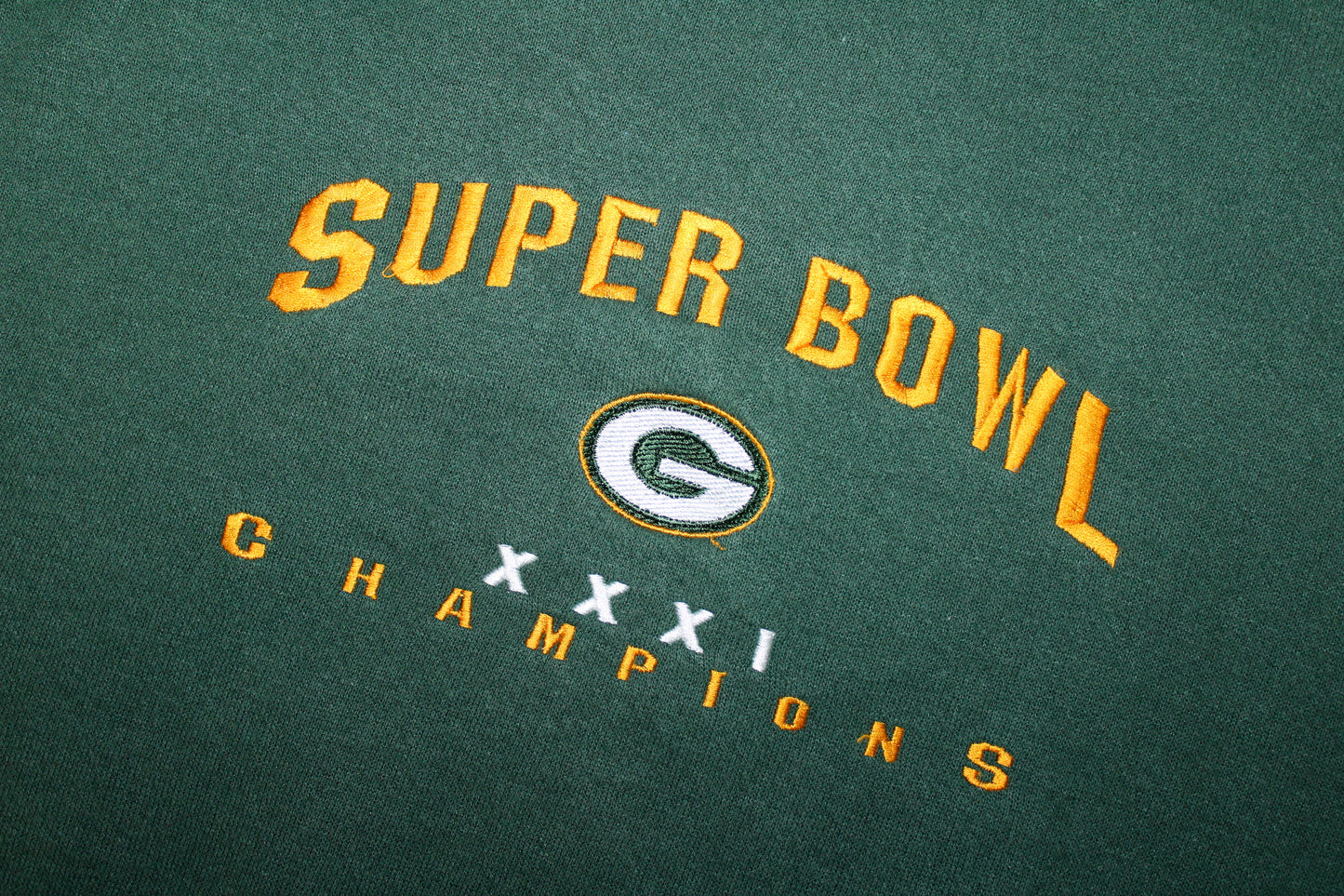 LEE GREEN BAY PACKERS 1997 SUPER BOWL CHAMPIONS SWEATSHIRT XXL