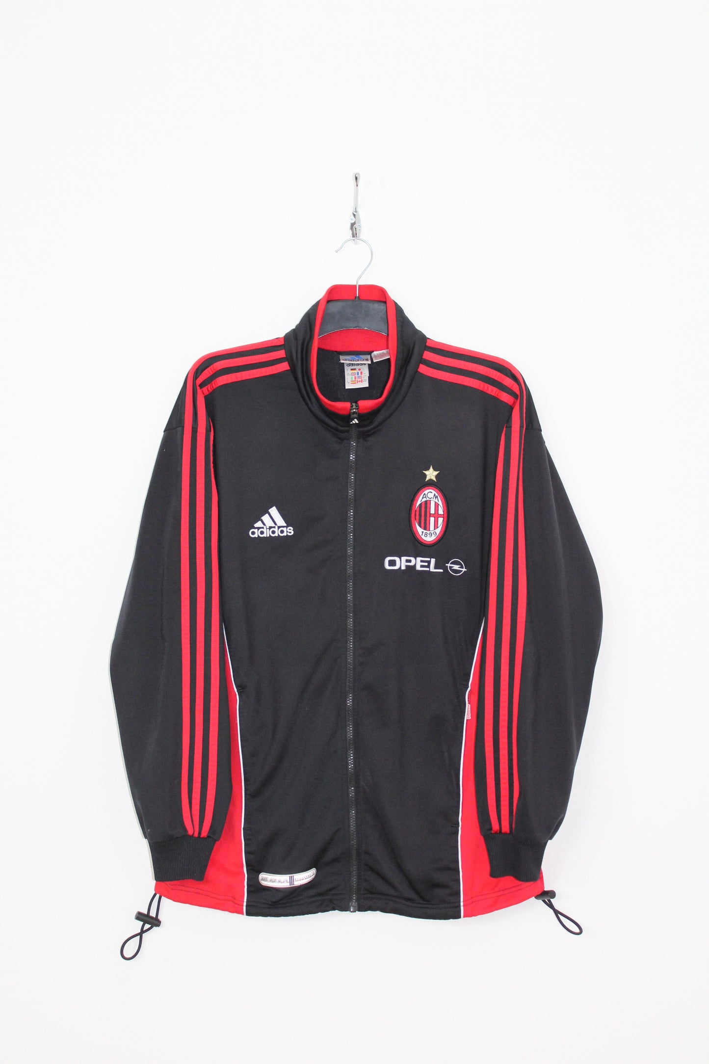 AC MILAN 1999 ADIDAS VINTAGE TRACKSUIT TOP JACKET LARGE