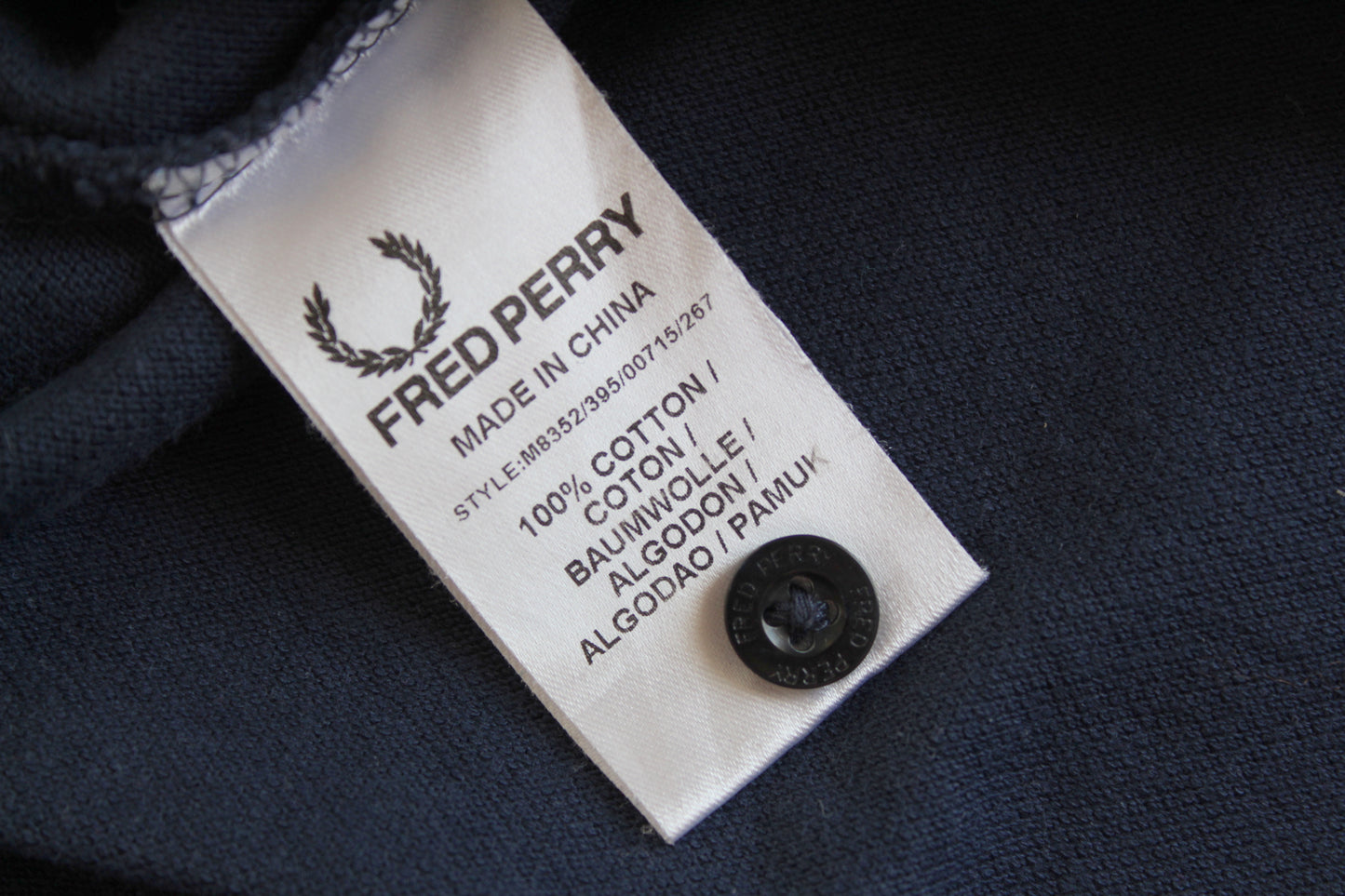 FRED PERRY VINTAGE POLO SHIRT MEDIUM