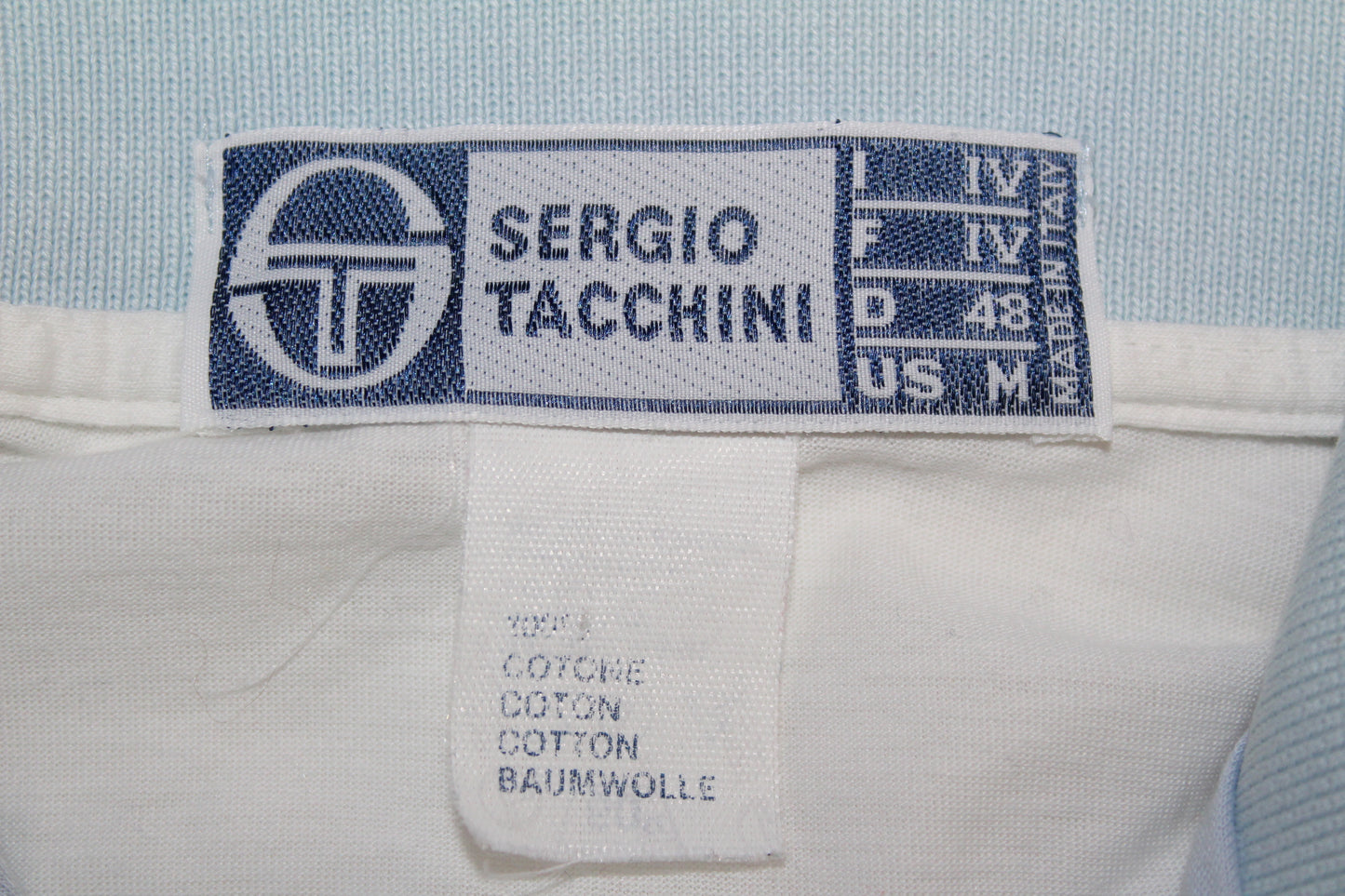 SERGIO TACCHINI VINTAGE MCENROE YOUNG LINE 1981 TENNIS POLO SHIRT MEDIUM