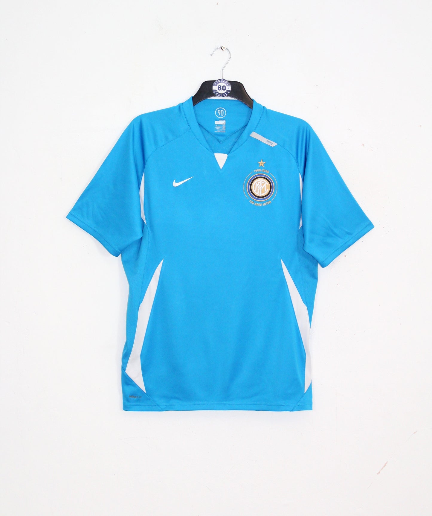 NIKE INTER MILAN 2008 CENTENARY TRAINING SHIRT MEDIUM